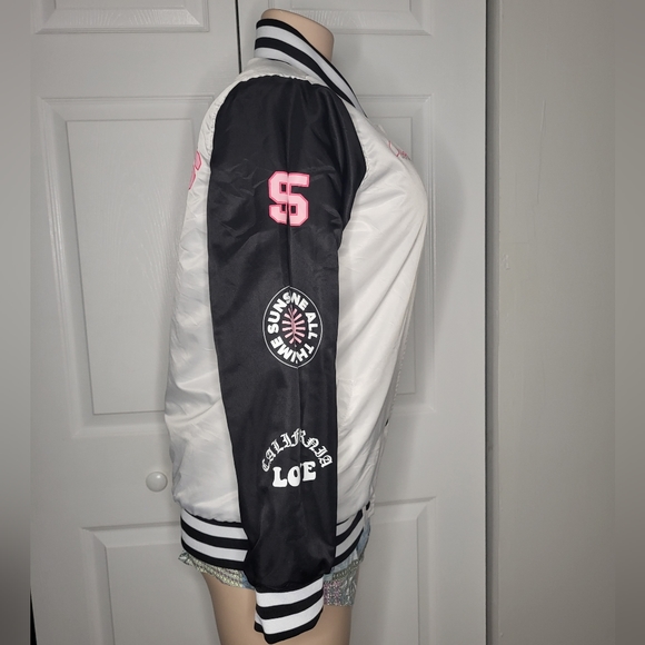 California LA Woven Bomber Jacket - Picture 9 of 11